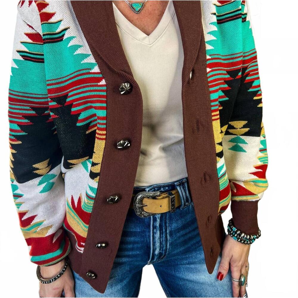 NEW STERLING KREEK southern roots sweater in multi - Picture 5 of 7